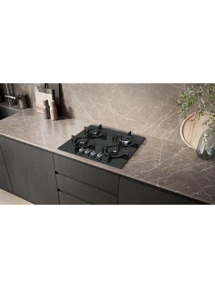 Siemens iQ500 EP6A6HI10 60cm Gas Hob, Black Tempered Glass - view 2, Black Tempered Glass