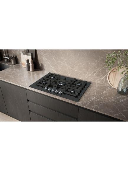 Siemens iQ500 EP7A6QI40 75cm Gas Hob, Black Tempered Glass - view 2, Black Tempered Glass