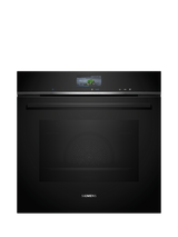 Siemens iQ700 HR776G1B1B Built In Single Electric Smart Oven with Steam Function, Black