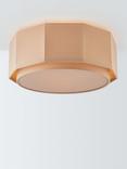 John Lewis Xavier Semi Flush Ceiling Light, Oatmeal