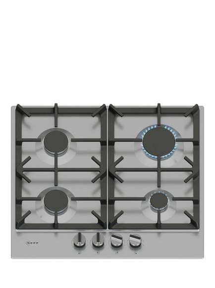 Neff N70 58cm Gas Hob, T26CIP8N0, T26CIP8S0, Stainless Steel