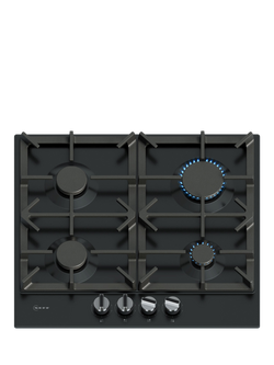 Neff N70 58cm Gas Hob, T26CIP8N0, T26CIP8S0, Black