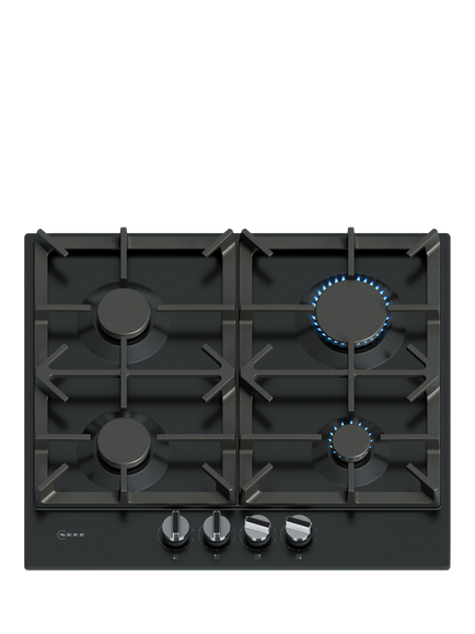 Neff N70 58cm Gas Hob, T26CIP8N0, T26CIP8S0, Black