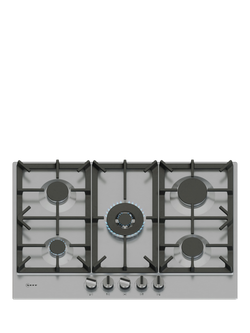 Neff N70 75cm Gas Hob, T27CIQ8N0, T27CIQ8S0, T27PIQ4S0, Stainless Steel