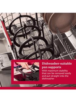 Neff N70 75cm Gas Hob, T27CIQ8N0, T27CIQ8S0, T27PIQ4S0 - view 2, Black