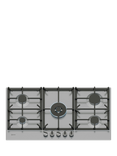 Neff N70 T29CIR8N0 90cm Gas Hob, Stainless Steel