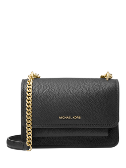 Michael Kors Claire Leather Cross Body Bag, Black