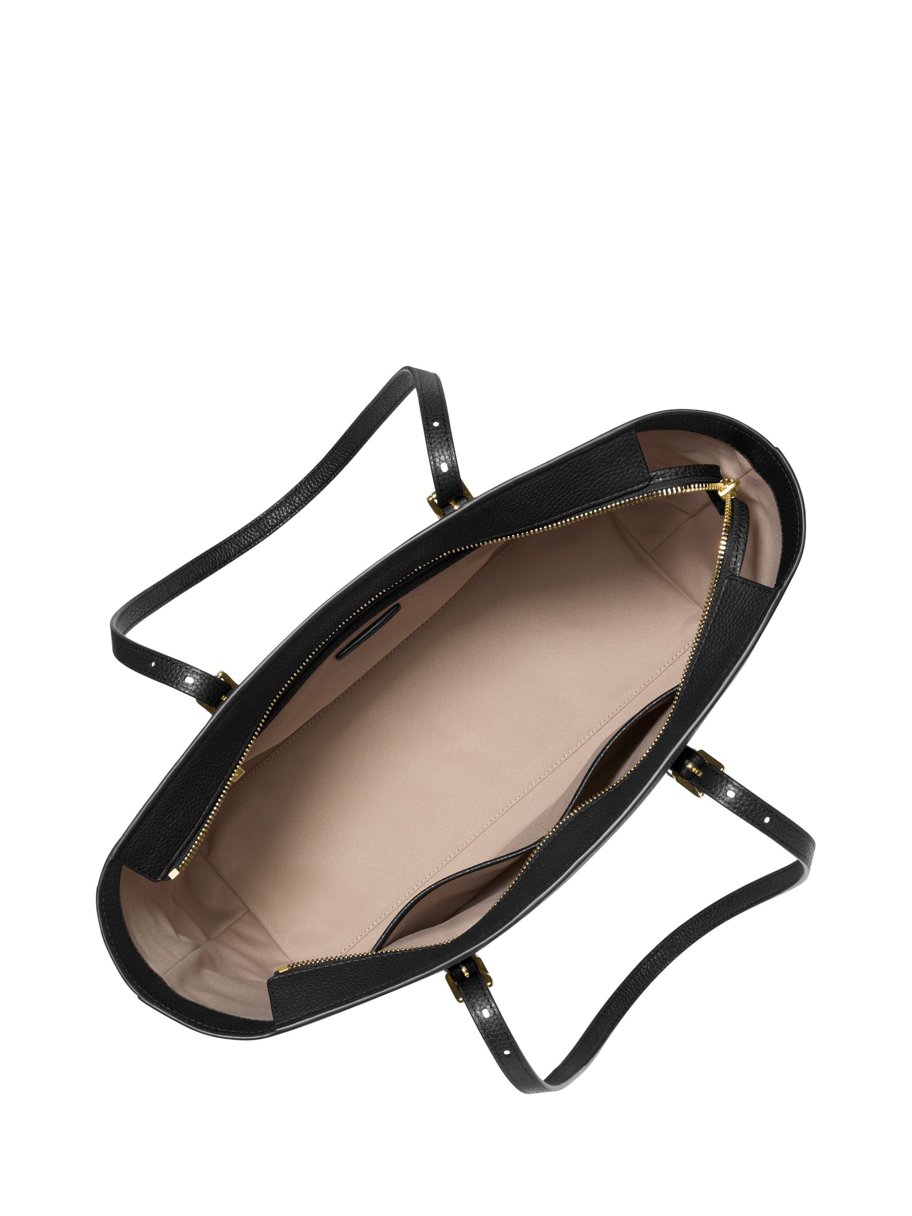 Product image 2 of 2, which shows Michael Kors Quinn Leather Tote Bag, Black