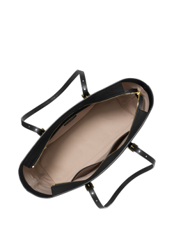 Michael Kors Quinn Leather Tote Bag - view 2, Black