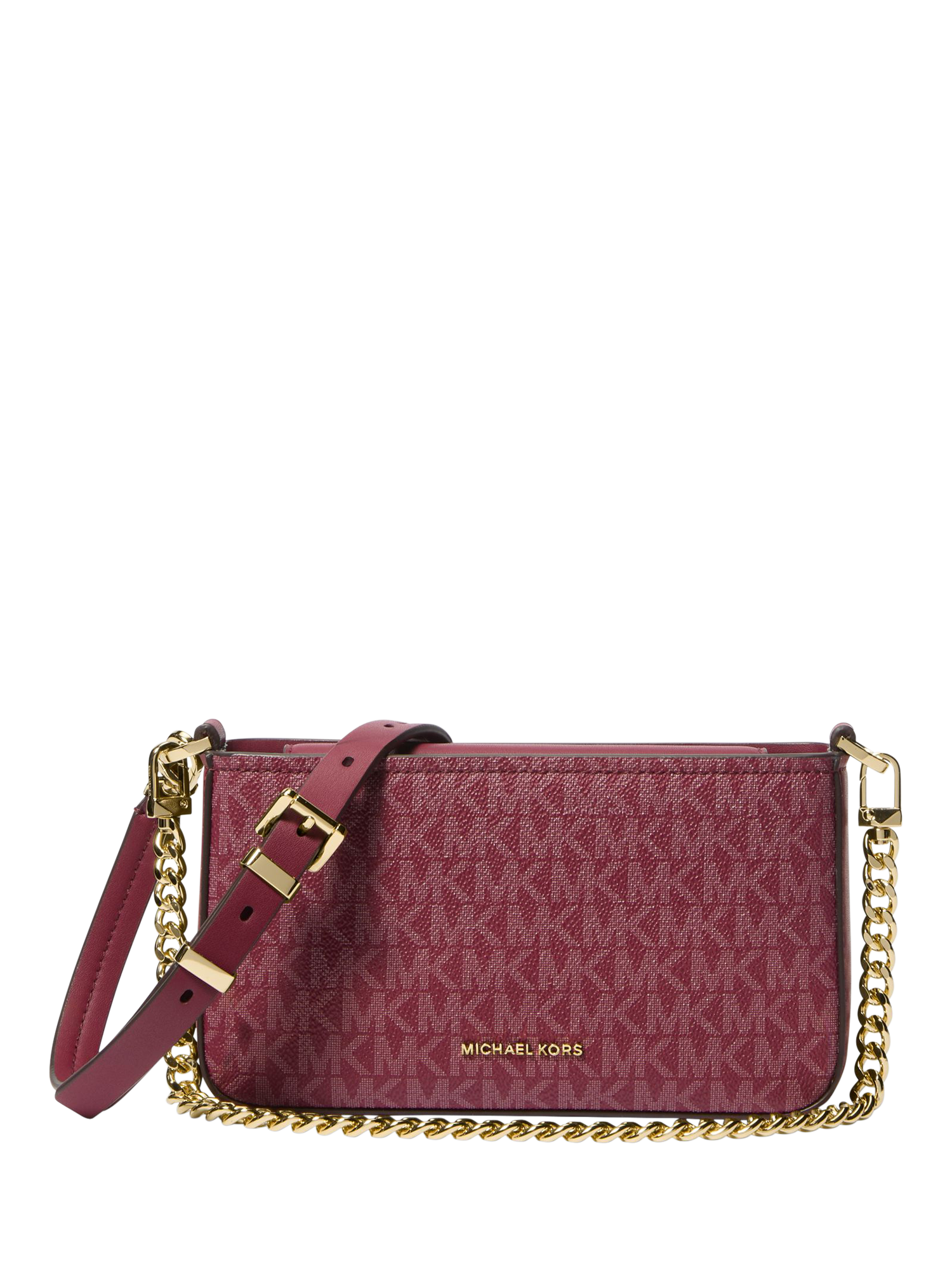 Michael Kors Bryant chain Strap Cross Body Bag, Mulberry