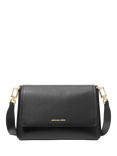 Michael Kors Nessa Leather Cross body Messenger Bag, Black