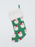 John Lewis Santa Stocking, Green