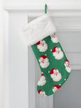 John Lewis Santa Stocking, Green