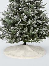 John Lewis Faux Fur Tree Skirt, White