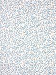 John Lewis Eloise Cotton Made to Measure Curtains or Roman Blind, Ice Blue