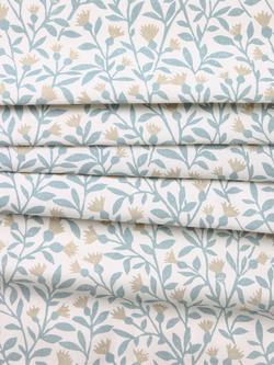 John Lewis Eloise Cotton Furnishing Fabric - view 2, Ice Blue