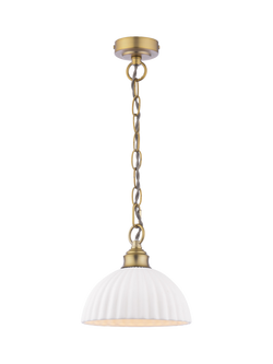 Laura Ashley Durford Pendant Ceiling Light, Metallic Bronze, Metallic Bronze