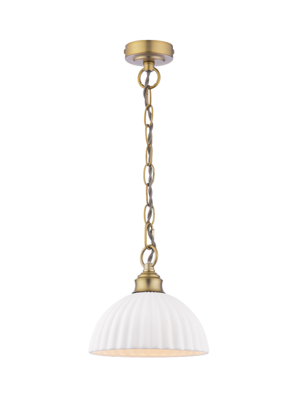 Laura Ashley Durford Pendant Ceiling Light, Metallic Bronze, Metallic Bronze