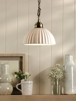 Laura Ashley Durford Pendant Ceiling Light, Metallic Bronze - view 2, Metallic Bronze