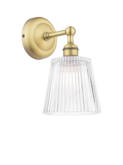 Laura Ashley Callaghan Wall Light, Metallic Brass, Metallic Brass