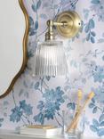 Laura Ashley Callaghan Wall Light, Metallic Brass