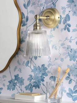 Laura Ashley Callaghan Wall Light, Metallic Brass - view 2, Metallic Brass