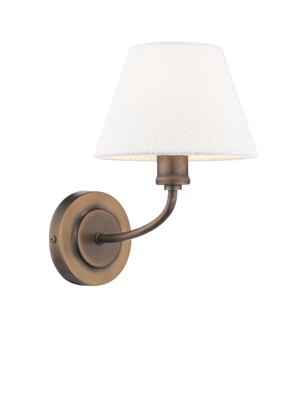 Laura Ashley Denston Wall Light, Metallic Bronze, Metallic Bronze