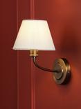 Laura Ashley Denston Wall Light, Metallic Bronze