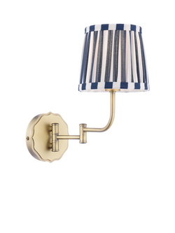 Laura Ashley Denwick Wall Light, Metallic Bronze, Metallic Bronze