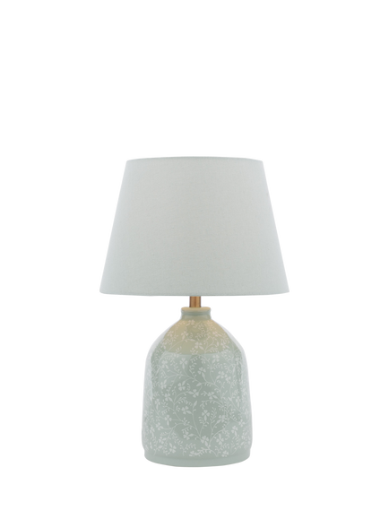 Laura Ashley Campion Table Lamp, Light Blue, Light Blue