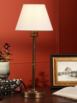 Laura Ashley Denston Table Lamp, Metallic Bronze - view 2, Metallic Bronze