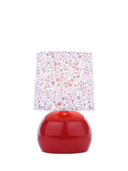 Laura Ashley Knowlton Table Lamp, Pink, Pink Mid