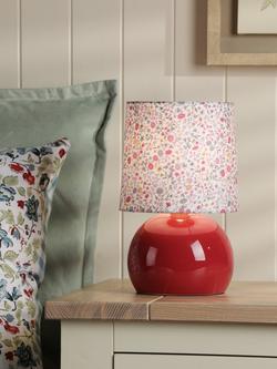 Laura Ashley Knowlton Table Lamp, Pink - view 2, Pink Mid