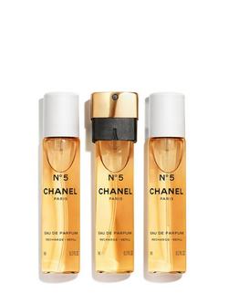CHANEL N°5 Eau de Parfum Twist and Spray Refill, 3 x 7ml, 