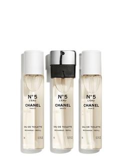 CHANEL N°5 L'EAU Eau de Toilette Twist and Spray Refill, 3 x 7ml, 