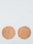 John Lewis Braided Jute Placemat, Set of 2, Natural