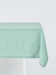 John Lewis Rectangular Cotton Linen Blend Tablecloth, 180 x 140cm, Sage
