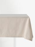 John Lewis Metallic Stripe Rectangular Cotton Blend Tablecloth, 250 x 160cm, Gold