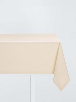 John Lewis Metallic Stripe Rectangular Cotton Blend Tablecloth, 160 x 320cm, Gold, Gold