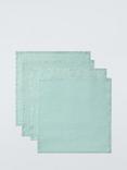 John Lewis Cotton Linen Blend Napkins, Set of 4, Sage