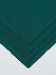 John Lewis Cotton Napkin, Set of 4, Dark Peacock