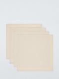 John Lewis Metallic Stripe Cotton Blend Napkins, Set of 4, Gold