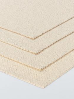 John Lewis Metallic Stripe Cotton Blend Napkins, Set of 4, Gold - view 2, Gold