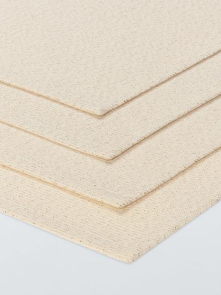 John Lewis Metallic Stripe Cotton Blend Napkins, Set of 4, Gold - view 2, Gold