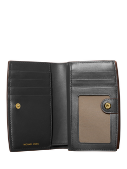 Michael Kors Bryant Leather Wallet, Black - view 2, Black