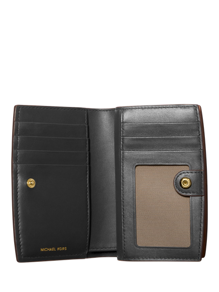 Michael Kors Bryant Leather Wallet, Black - view 2, Black