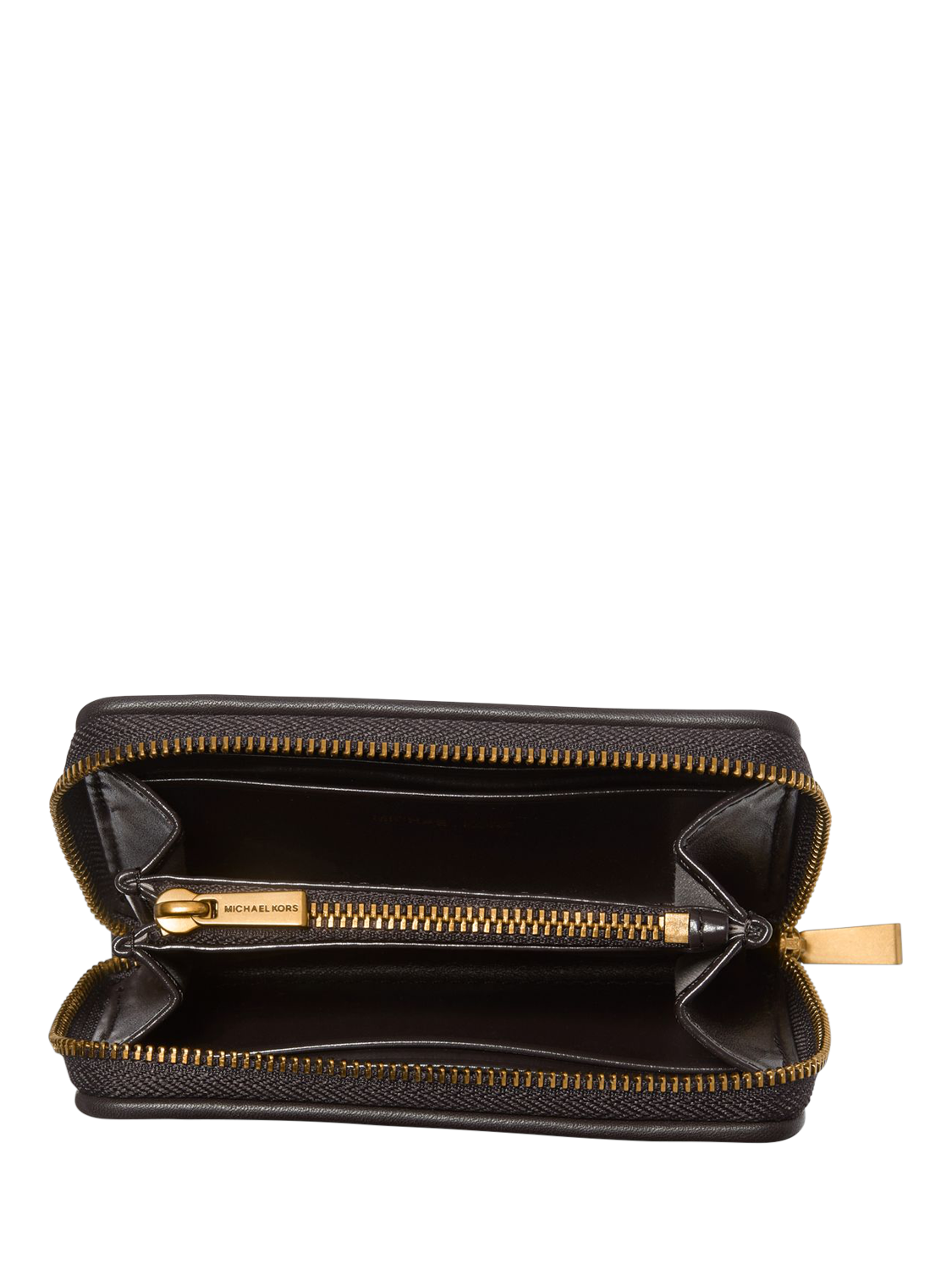 Product image 2 of 2, which shows Michael Kors Jet Set Logo Jacquard Wallet, Brown/Multi