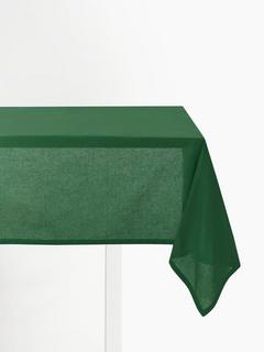 John Lewis Rectangular Cotton Tablecloth, 180 x 140cm, Green