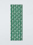 John Lewis Holly Print Cotton Table Runner, 250cm, Green