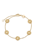 Daisy London Textured Charm Bracelet